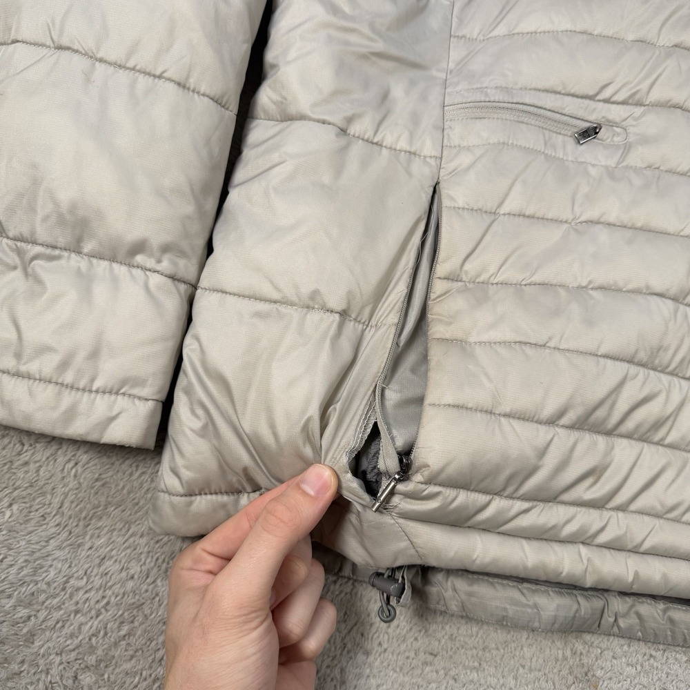Columbia Jacket Mens 3XL Grey Puffer Full Zip Insulated Hooded Zip Omni Shield - Picture 2 of 10
